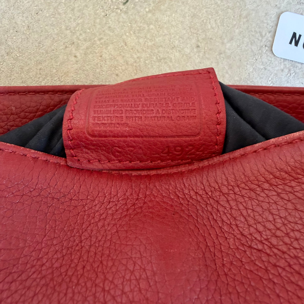 Vintage Coach Sonoma Red Pebbled Leather Shoulder Bag