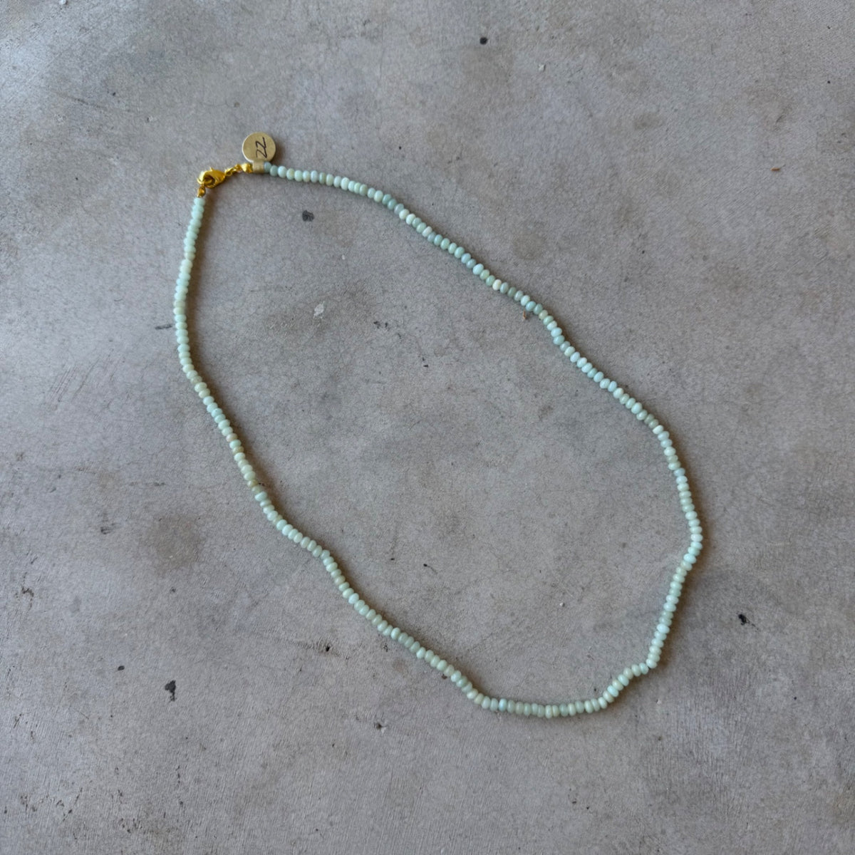 Alex imitation turquoise 22” Mint Green