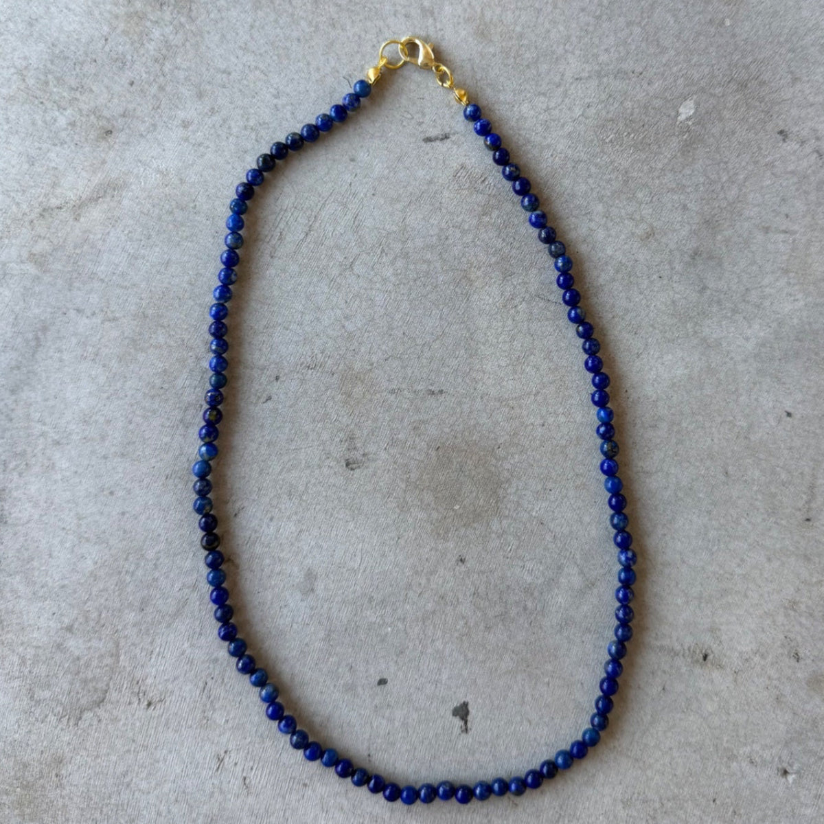 Alex Lapis Lazuli Beaded Necklace 