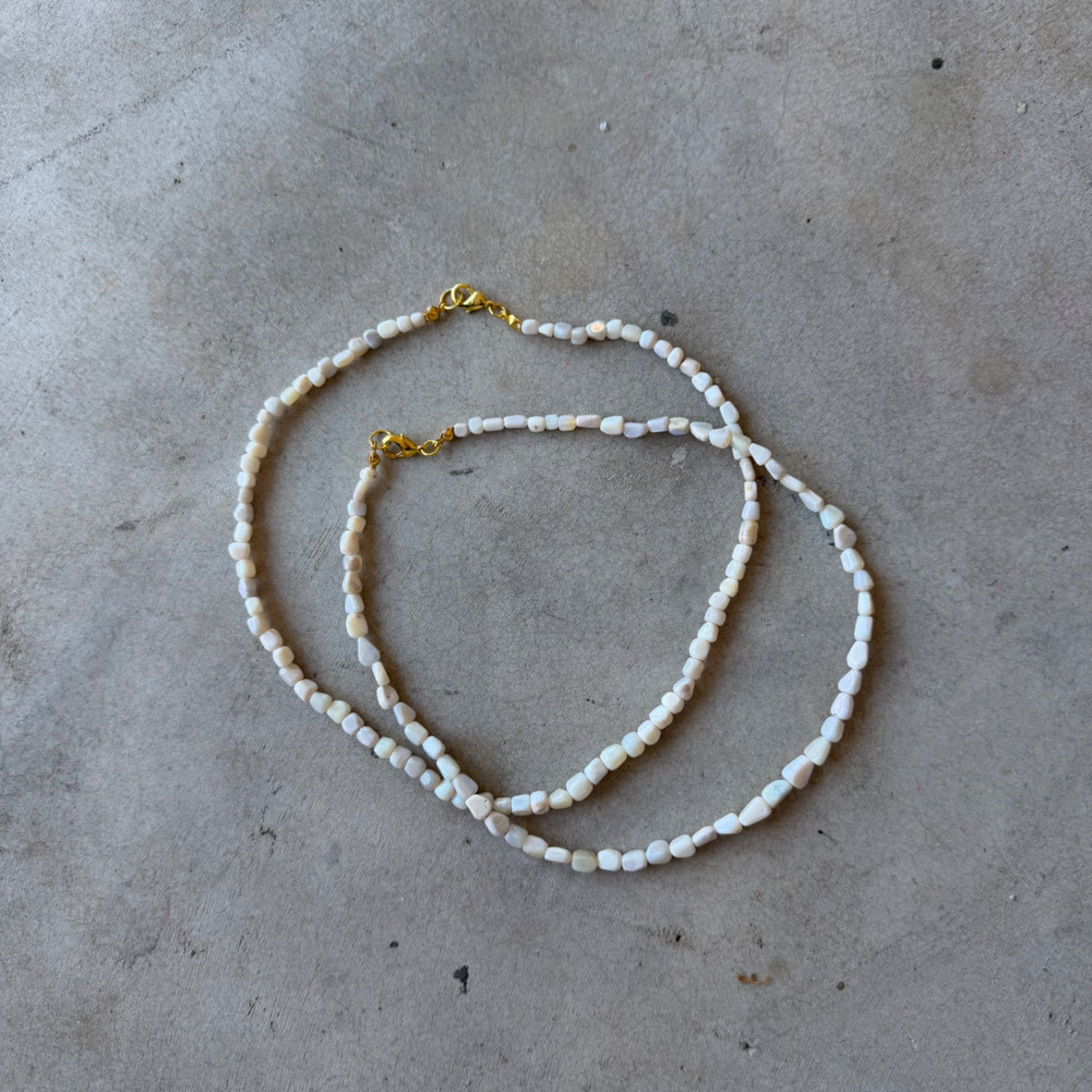 Australian Opal Beaded Necklace 