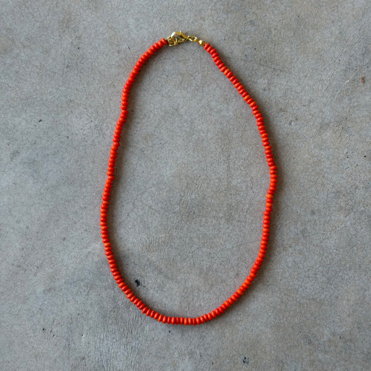 Alex Necklace 15” Orange