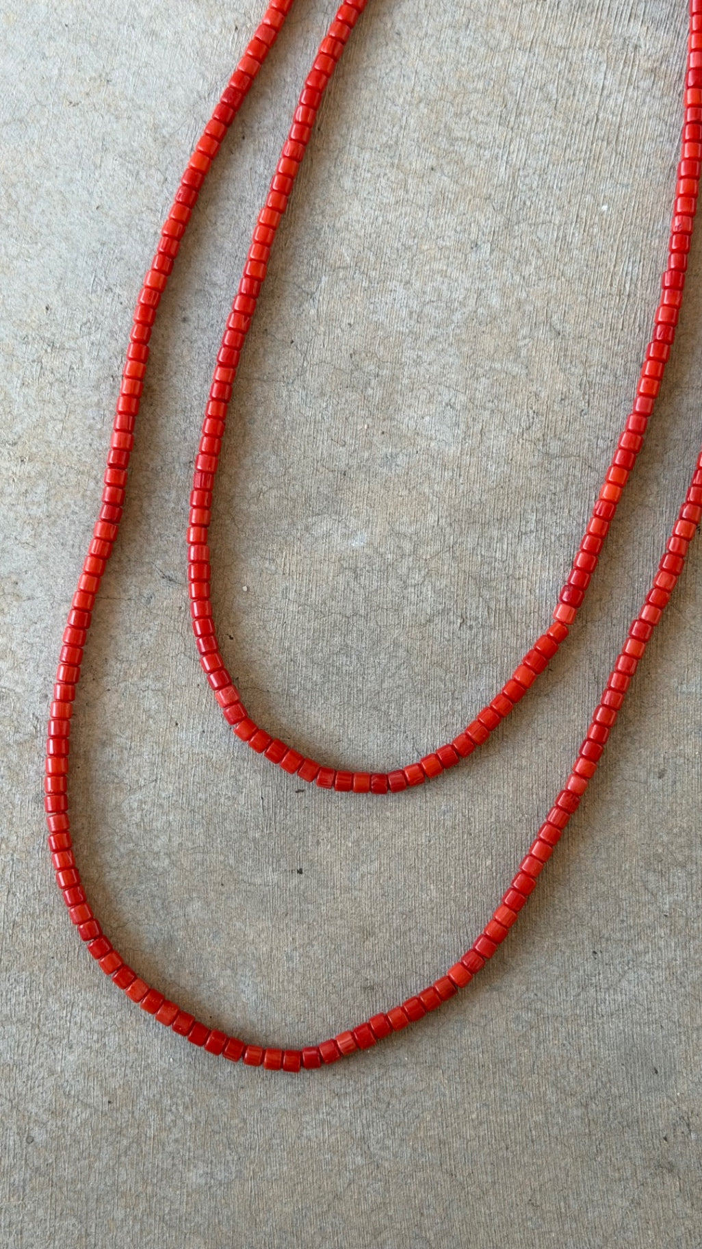 Alex Jasper Beaded Necklace Red 