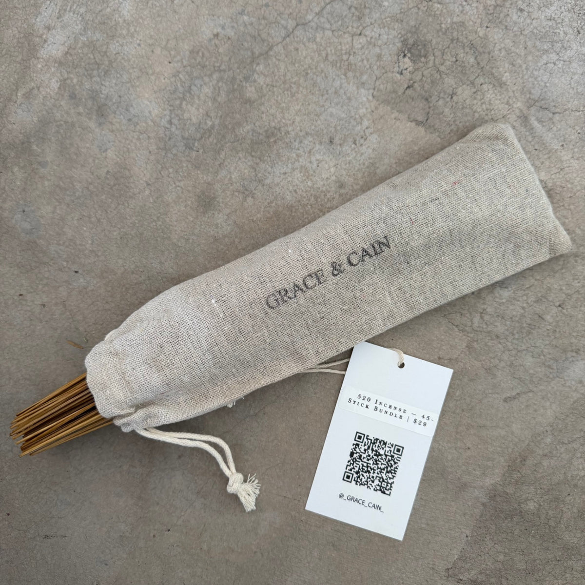 GRACE & CAIN 520 Incense 45 stick bundle