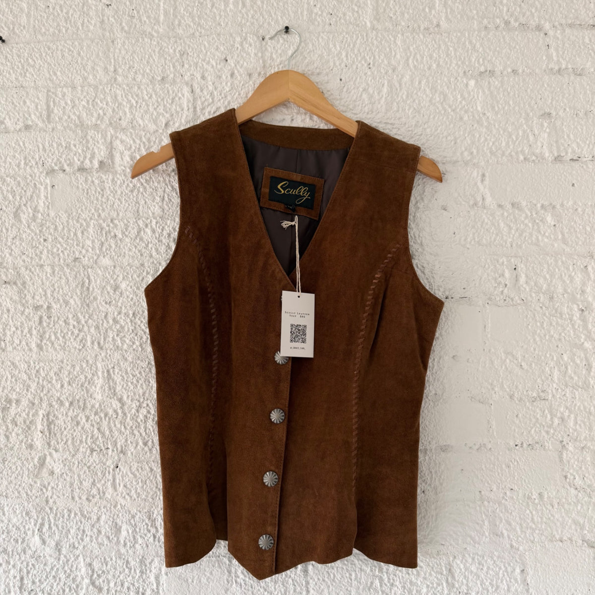 Scully Suede Vest M Brown