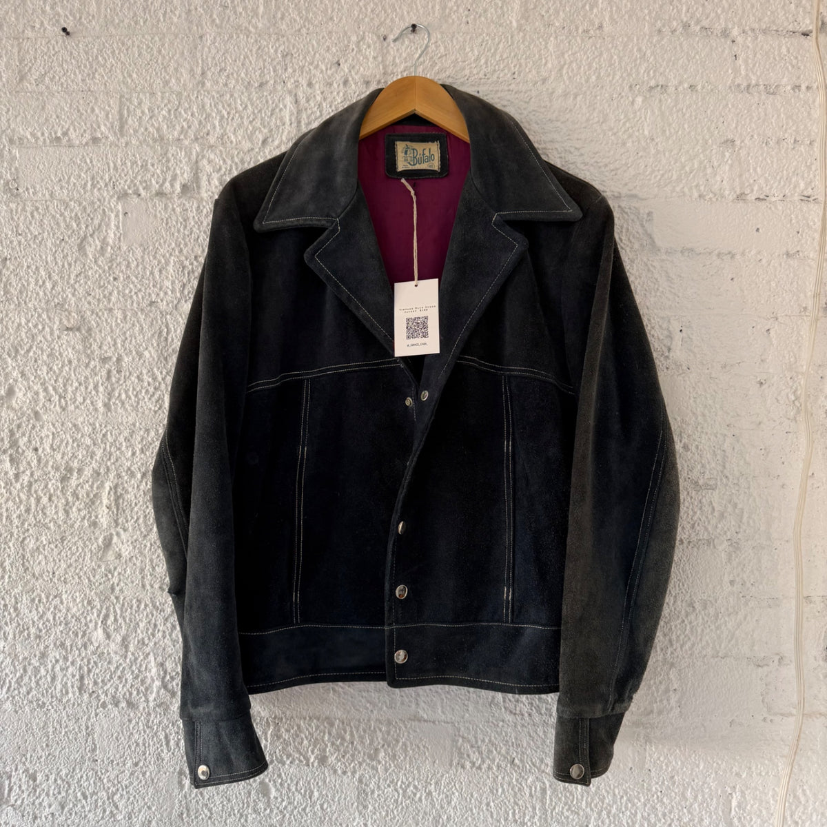 Bufalo Suede Jacket Blue