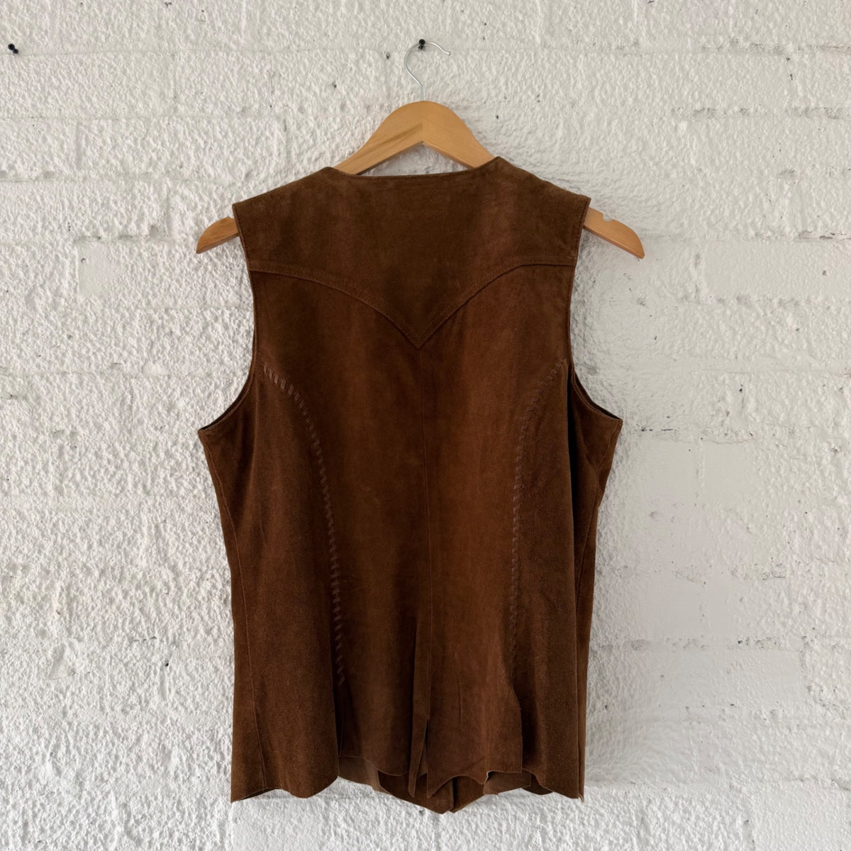 Scully Suede Vest M Brown