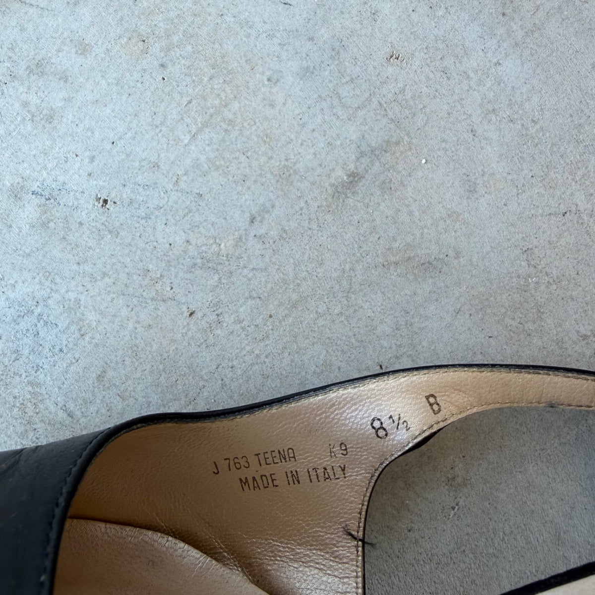 Vintage Coach “Teena” Heels 8.5 B Black