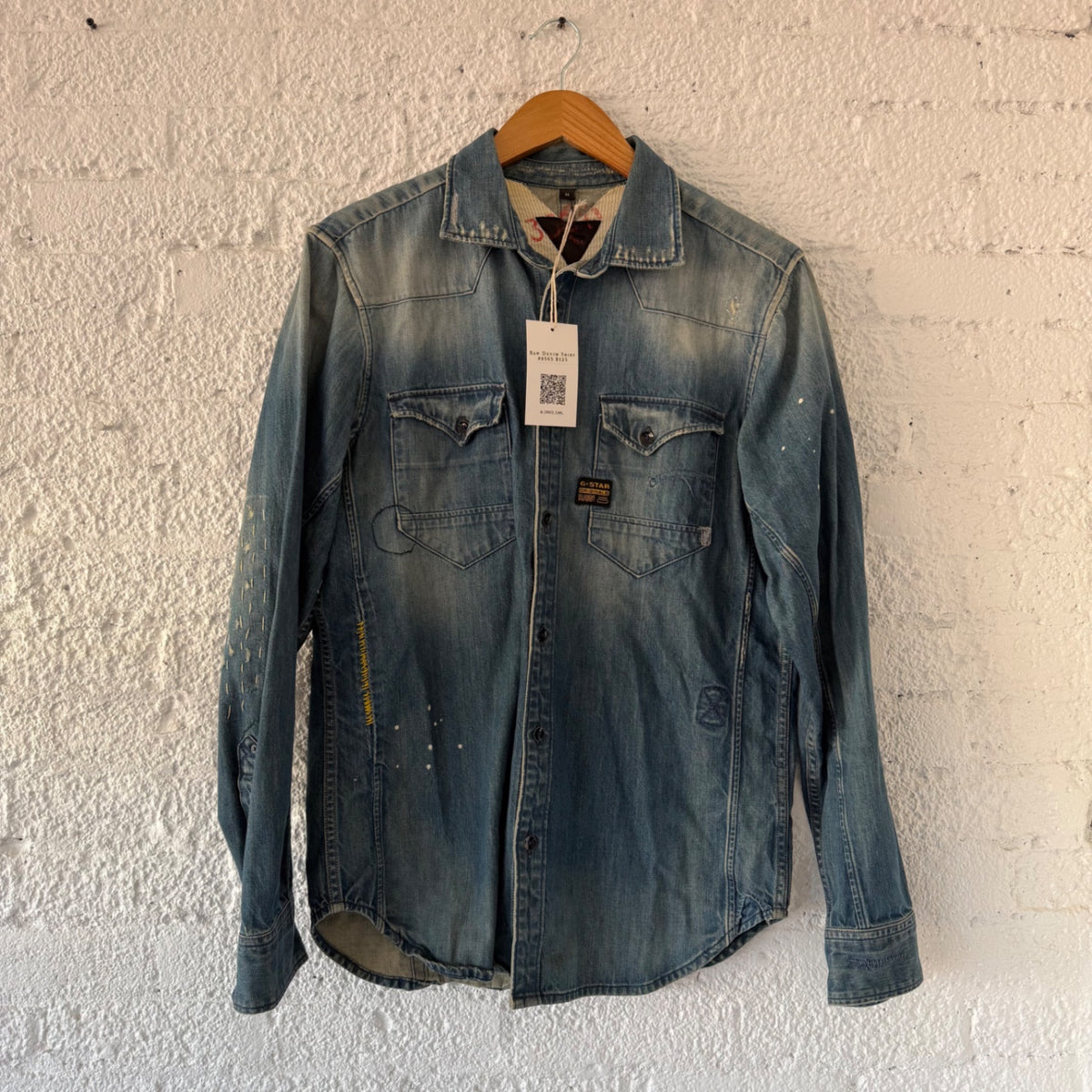G-Star RAW Denim Button Up Repairs