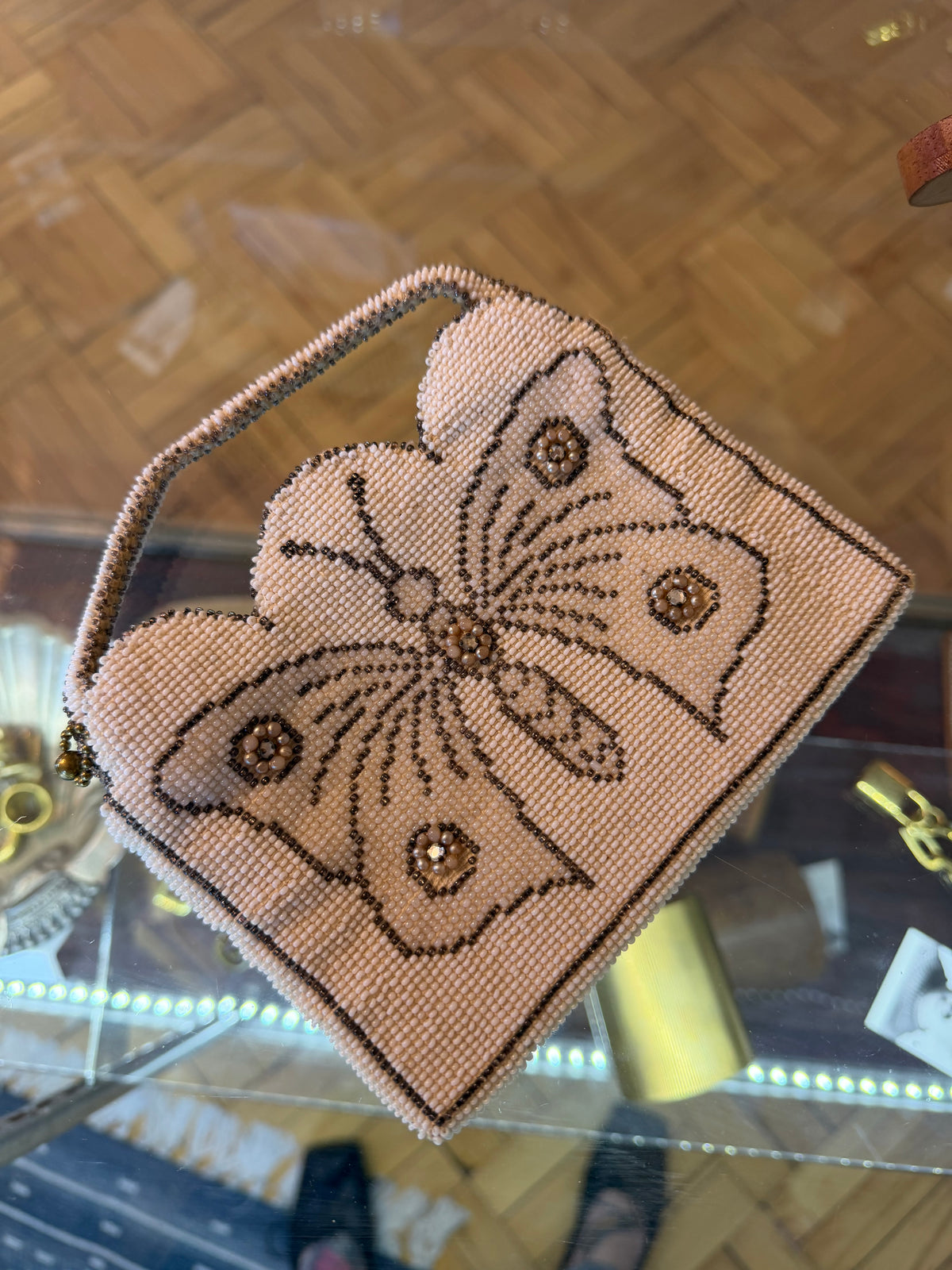 Art deco butterfly clutch