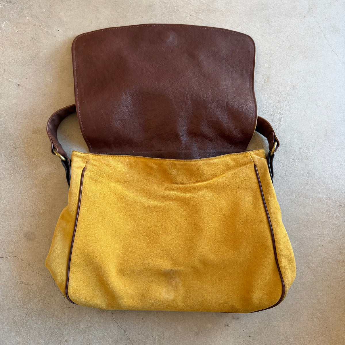 Donald Pliner Couture Southwestern Suede Shoulder Bag